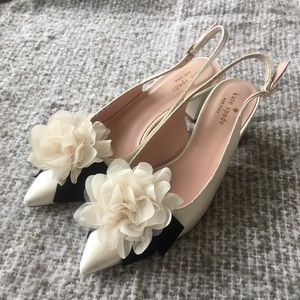 NEW Kate Spade Satin Slingback Block Heel …